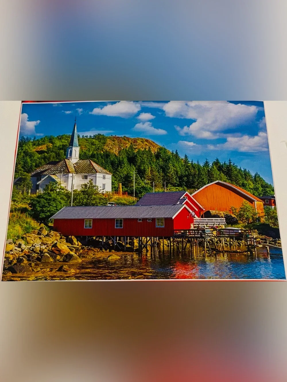 New “Moskenes Fishing Village in Lofoten Islsnds, Norway” 500 Pieces Puzzlebug
